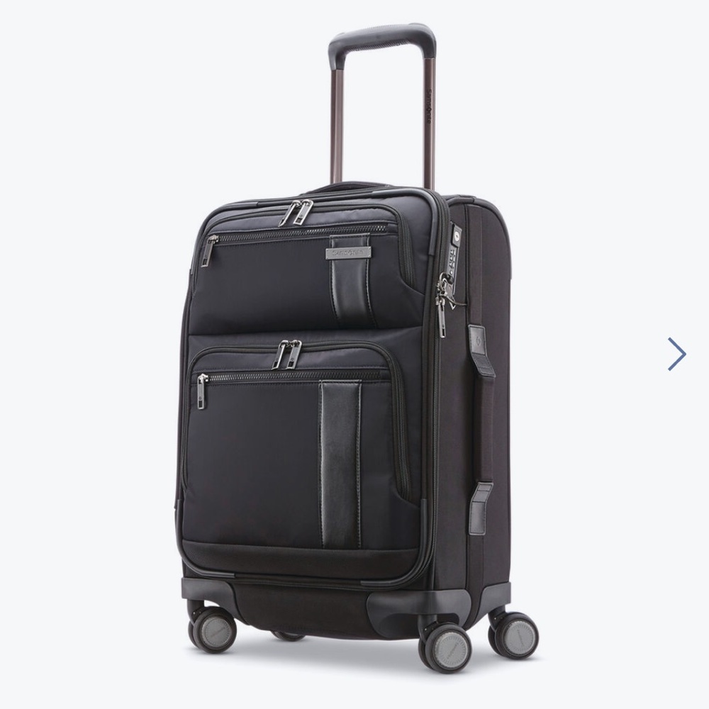COPY - NWT 22" NuRoad Spinner Carry-on luggage bag black ebags rollerbag